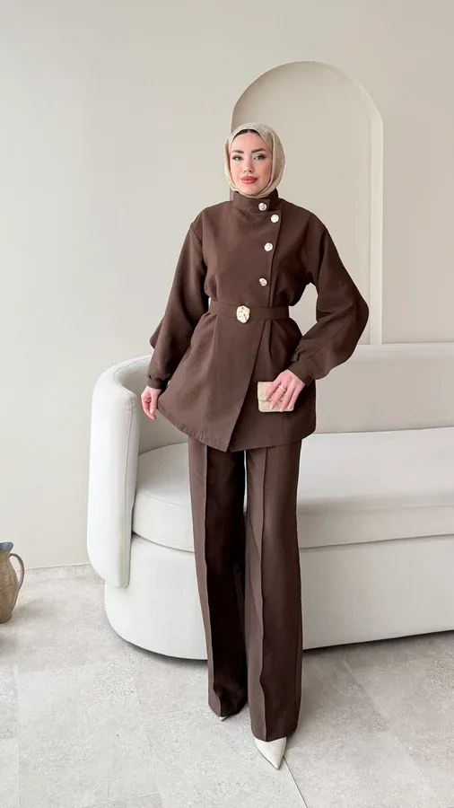 HARE TAŞLI TAKIM – KAHVE
